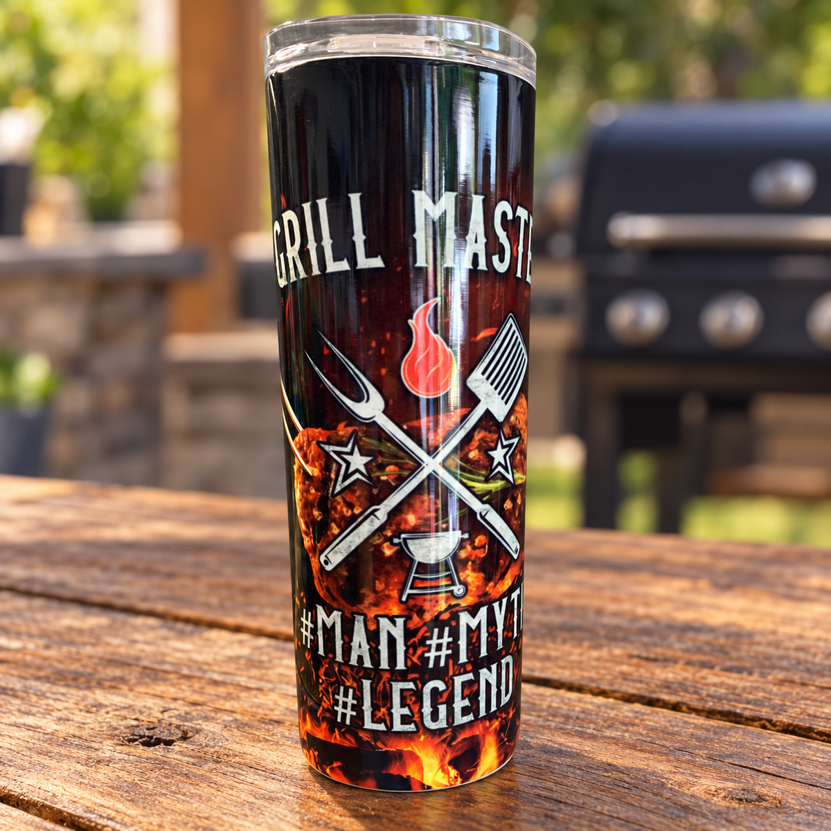 Grill Master – Man, Myth, Legend 20 oz Tumbler