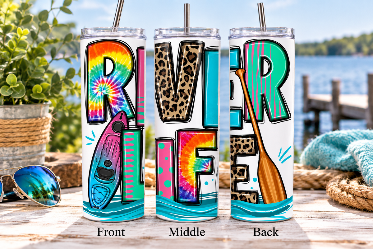 River Life 20 oz Sublimation Tumbler