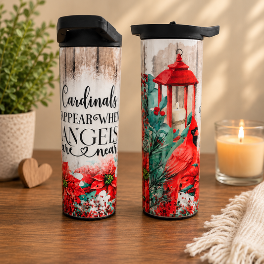 Cardinals Appear When Angels Are Near Tumbler – 20 oz
