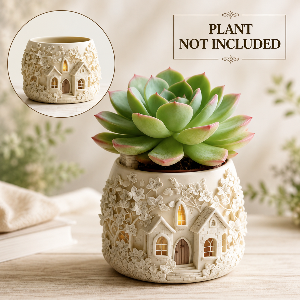 Enchanted Cottage House Planter